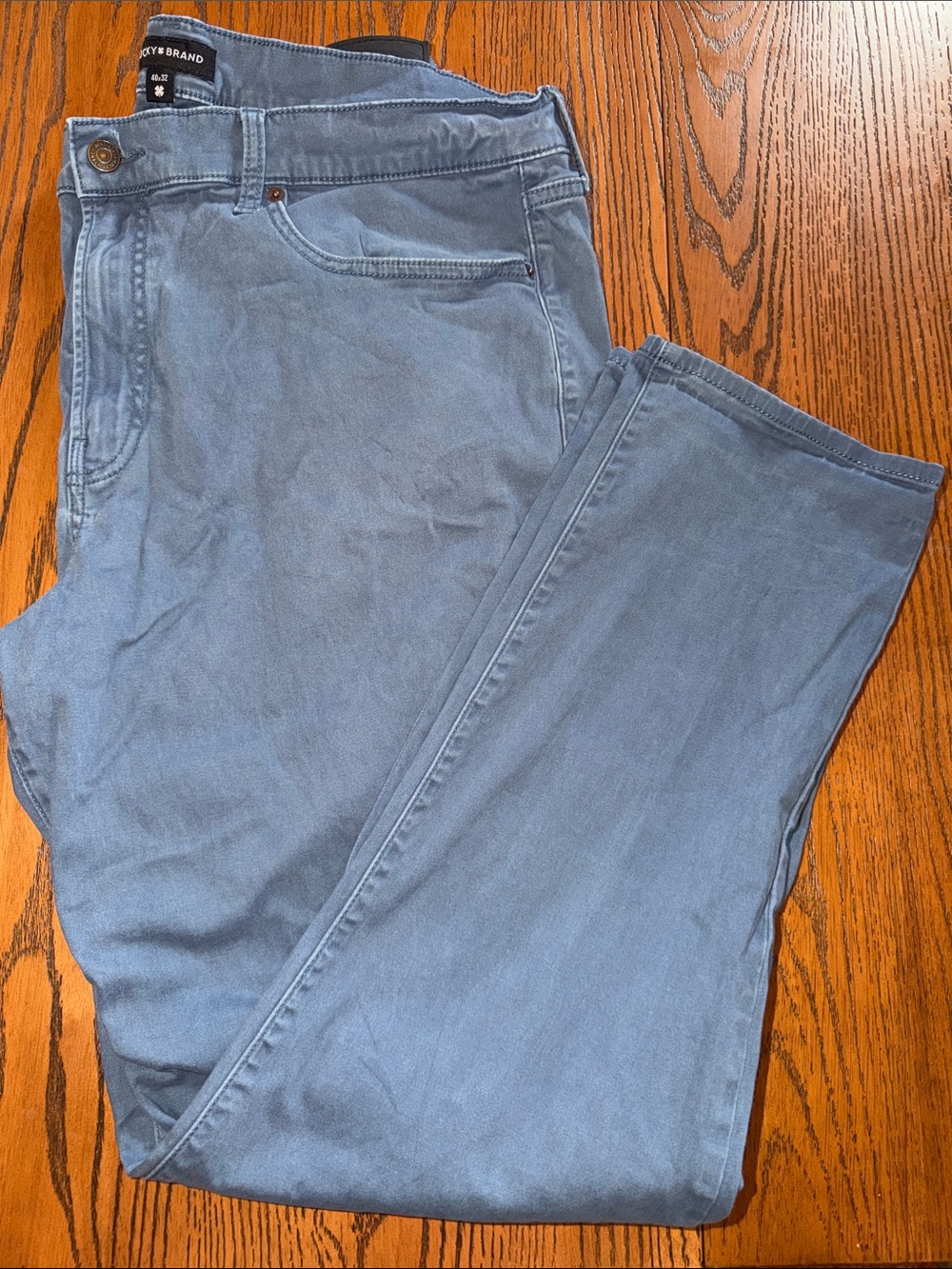 Lucky Brand Men's Slim Straight Jeans in Faded Blue